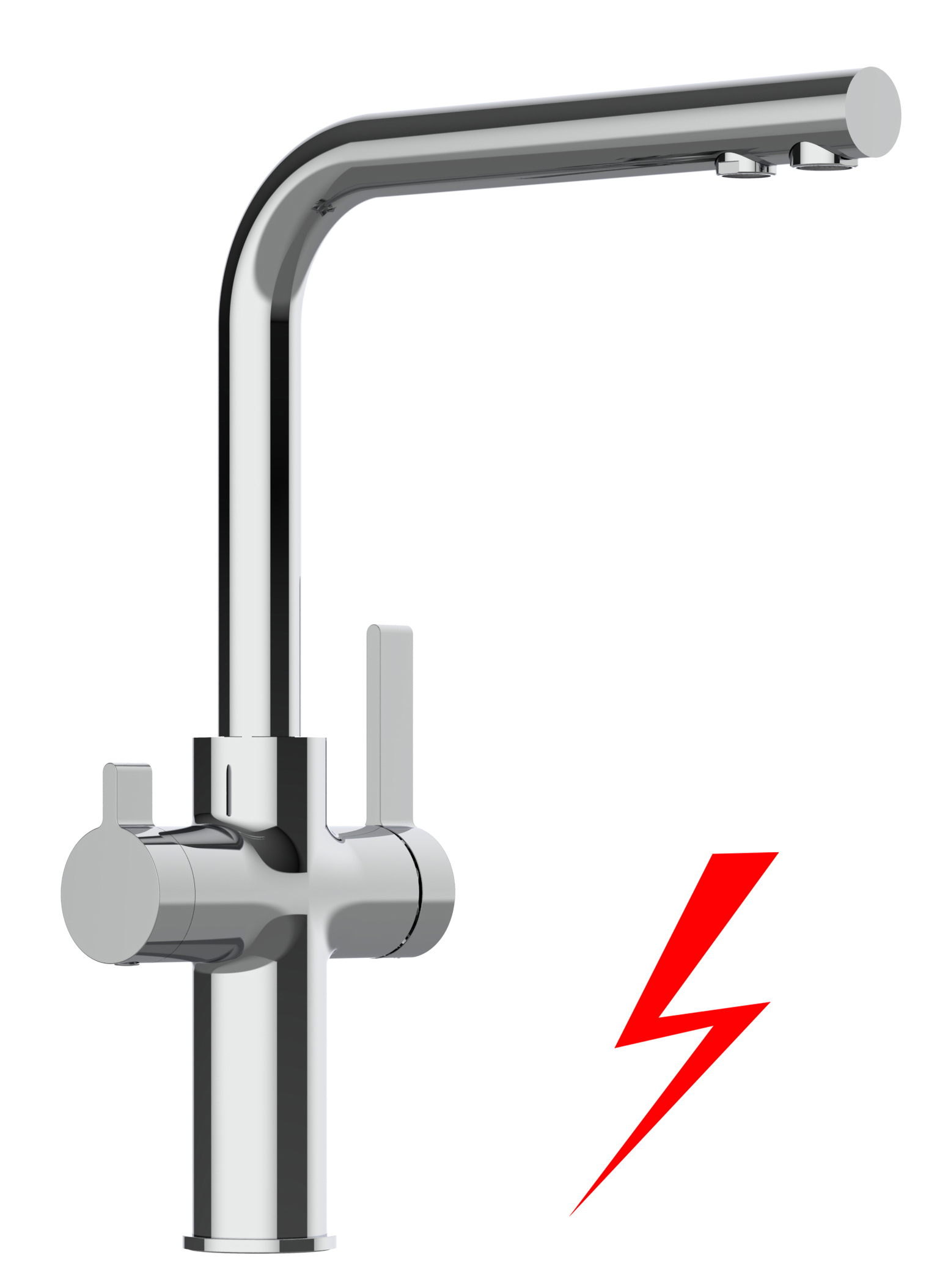 Shopbild Niederdruck-Armatur Paola Neo Messing verchromt