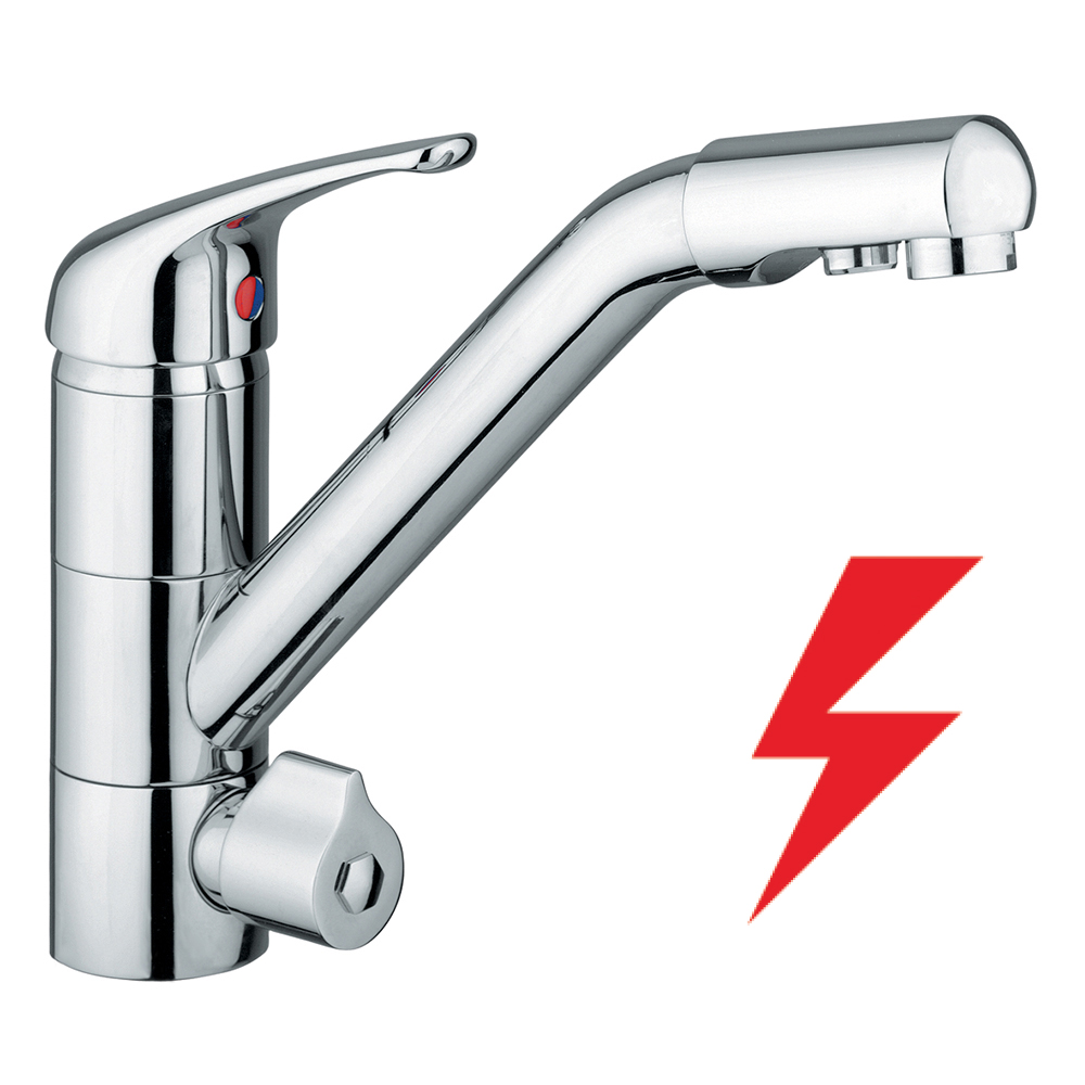 Niederdruck-Armatur Siena Messing verchromt  Niederdruck-Armatur Siena Messing verchromt