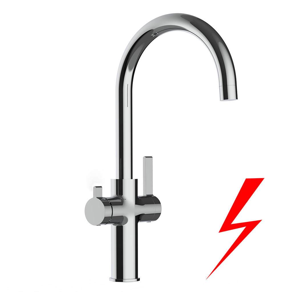 Niederdruck-Armatur Furore Neo Messing verchromt Niederdruck-Armatur Furore Neo Messing verchromt