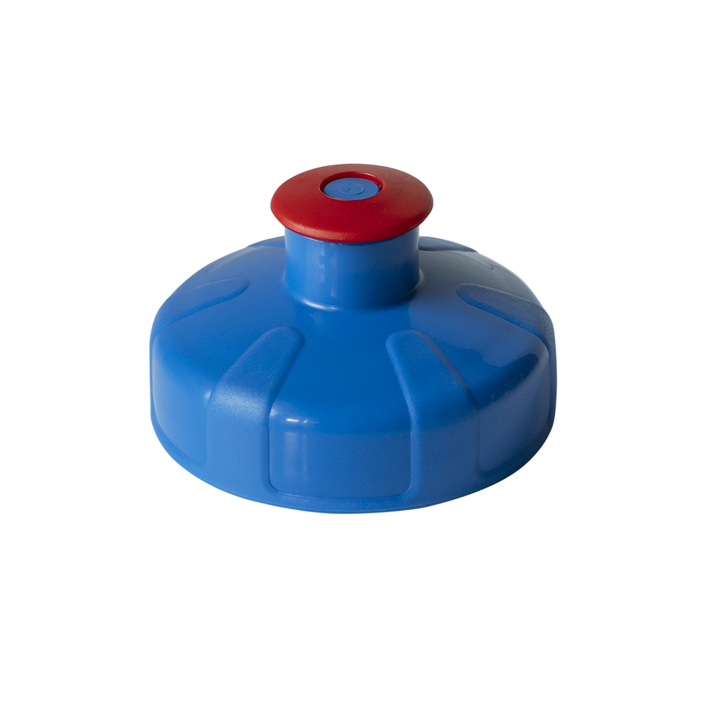 Sport-Deckel Blau mit Push-Pull Verschluss Sport-Deckel Blau mit Push-Pull Verschluss