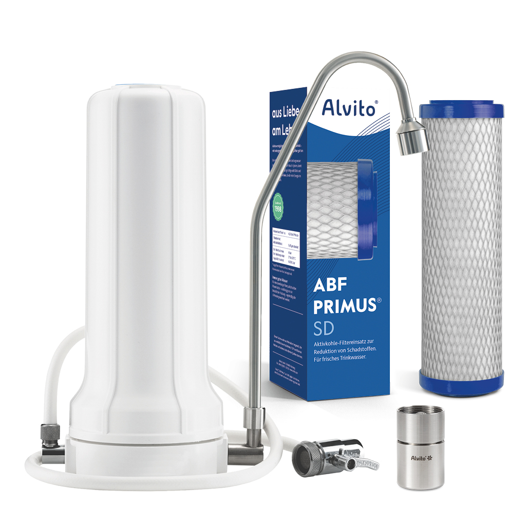 Alvito Auftisch Wasserfilter Set Nature