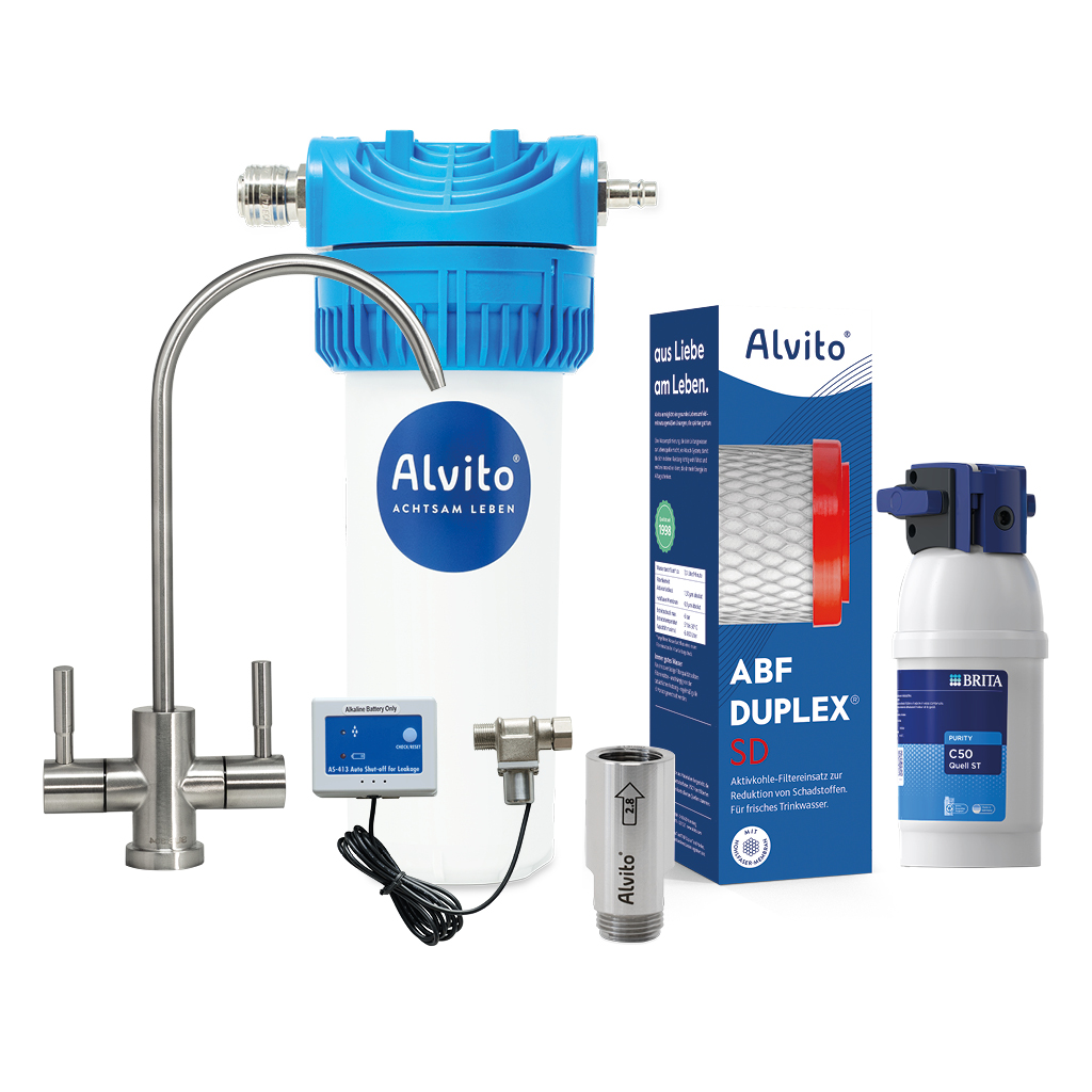 Alvito Einbau Wasserfilter Set Split Complete
