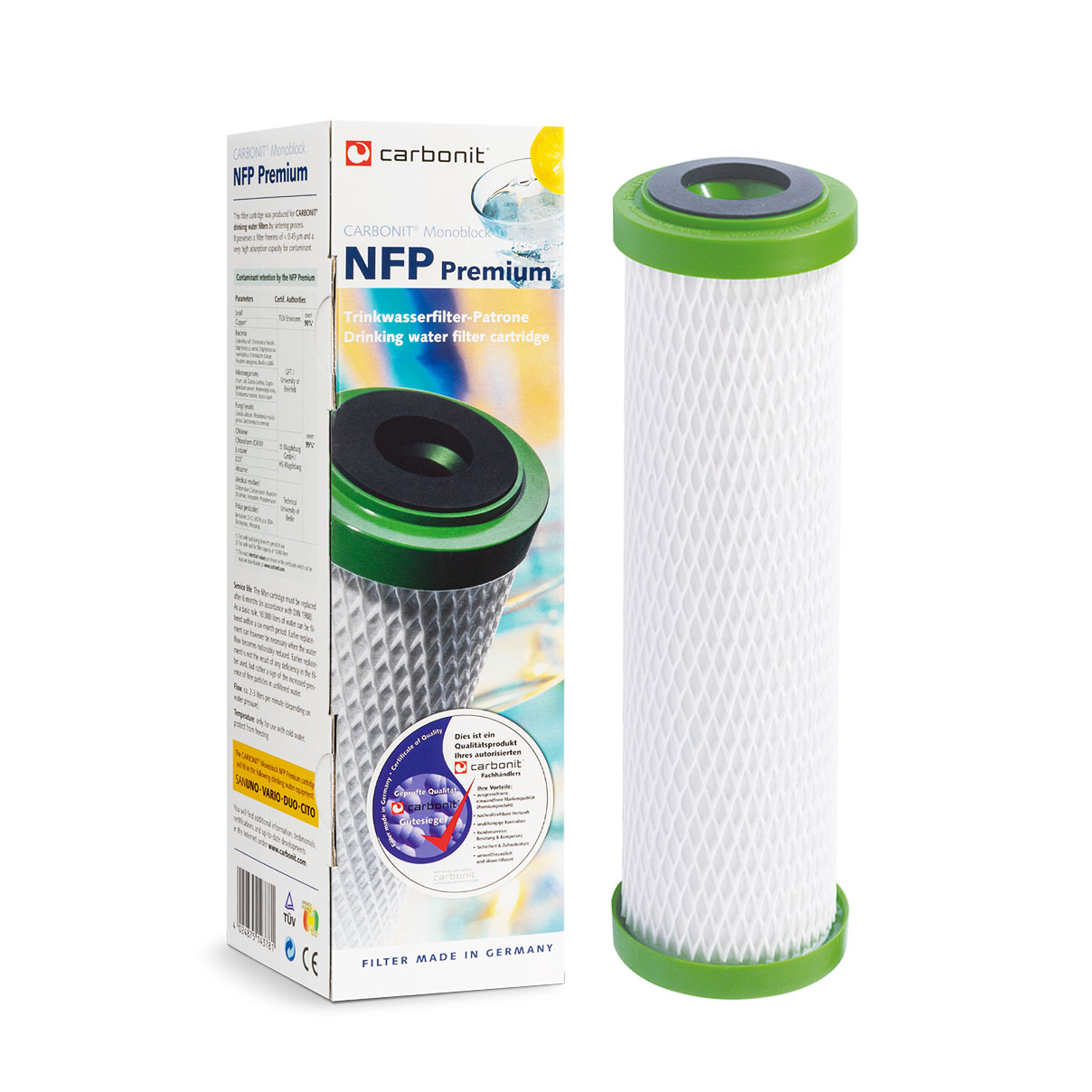 Carbonit NFP Blockfilter Carbonit NFP Blockfilter