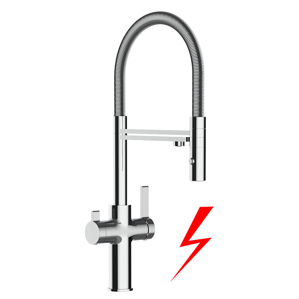 Niederdruck-Armatur Levanto Neo Messing verchromt Niederdruck-Armatur Levanto Neo Messing verchromt